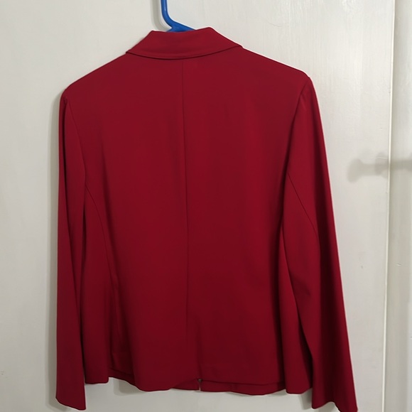 Talbots Petite stretch, red jacket, sporty spring or fall - Picture 5 of 5